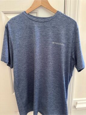 Vineyard Vines Heather Blue Performance Active T-Shirt Men's Small
